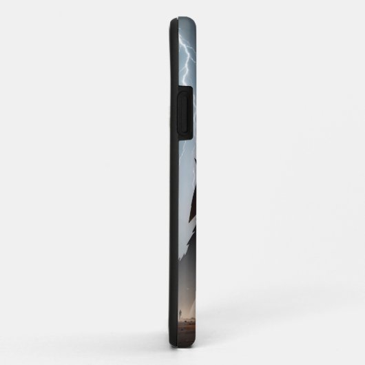 Bliksem Cyborg Warrior Case-Mate iPhone Case (Achterkant/rechts)