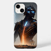 Bliksem Cyborg Warrior Case-Mate iPhone Case (Achterkant)