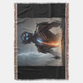 Bliksem Cyborg Warrior Deken (Voorkant Verticaal)