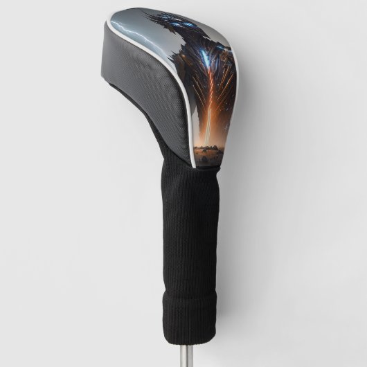Bliksem Cyborg Warrior Golfheadcover (Schuin)