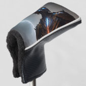 Bliksem Cyborg Warrior Golfheadcover (3/4 voorkant)