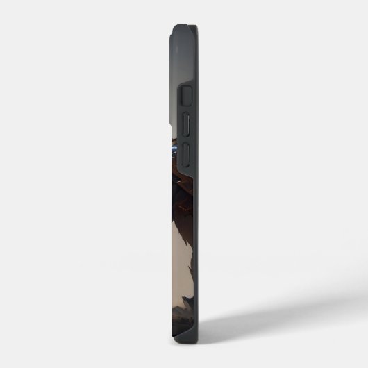 Bliksem Cyborg Warrior iPhone Hoesje (Linkerkant)