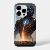 Bliksem Cyborg Warrior iPhone Hoesje (Achterkant)