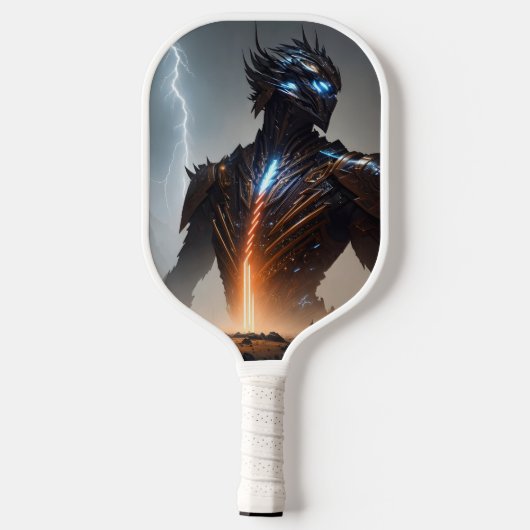 Bliksem Cyborg Warrior Pickleball Paddle (Achterkant)