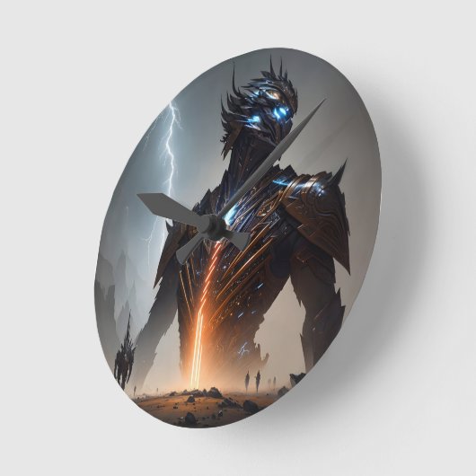 Bliksem Cyborg Warrior Ronde Klok (Hoek)