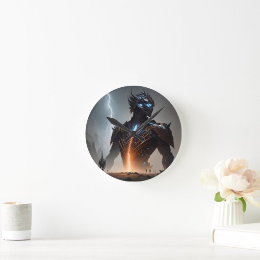 Bliksem Cyborg Warrior Ronde Klok (Huis)