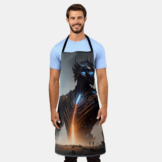 Bliksem Cyborg Warrior Schort (Gedragen)