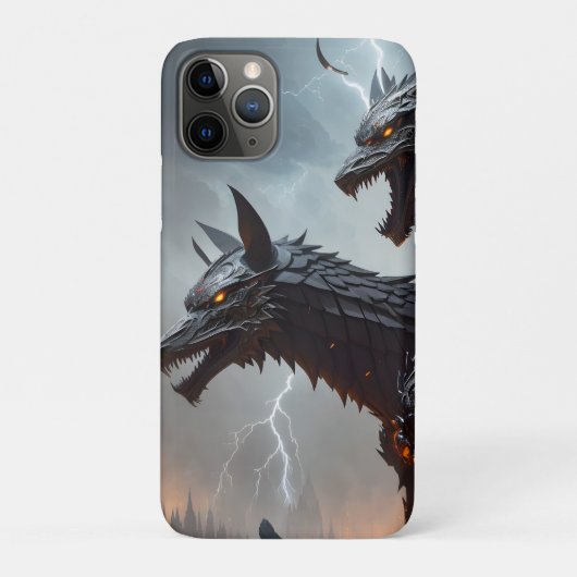 Bliksem Cyborg Wolven Case-Mate iPhone Case (Achterkant)