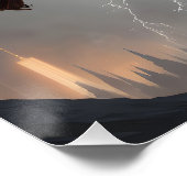 Bliksem Cyborg Wolven Perfect Poster (Hoek)