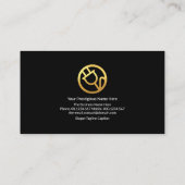 Bliksem Energy Gold Home Electric Circuit Visitekaartje (Achterkant)