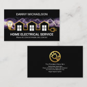 Bliksem Energy Gold Home Electric Circuit Visitekaartje (Voorkant / Achterkant)