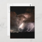 Bliksem epische kracht. briefkaart (Voorkant / Achterkant)