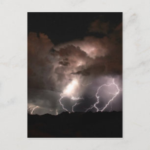 Bliksem epische kracht. briefkaart