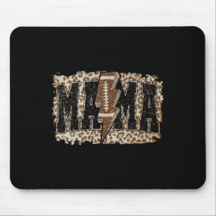 Bliksem Football Mama Leopard Game Day Thanksgiv Muismat