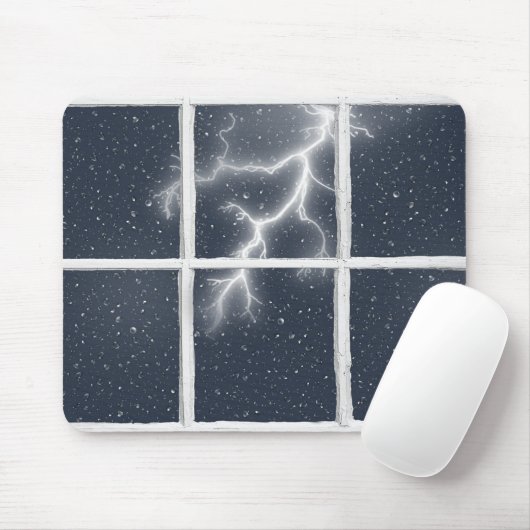 Bliksem in de Muismat van Venster (Met muis)