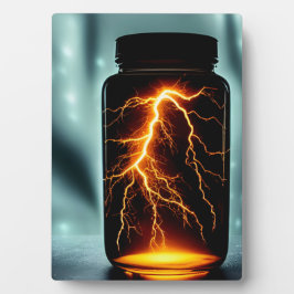 bliksem in een digitale tekenfilm fotoplaat