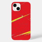 Bliksem in het rood Case-Mate iPhone case (Achterkant)