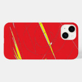 Bliksem in het rood Case-Mate iPhone case (Achterkant (horizontaal))