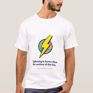 Bliksem is heter dan de zon t-shirt