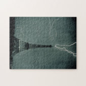 Bliksem met Eiffeltoren Legpuzzel (Horizontaal)