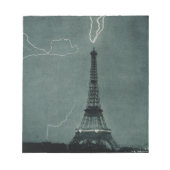 Bliksem met Eiffeltoren Notitieblok (Voorkant)