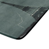 Bliksem met Eiffeltoren Snijplank (Hoek)