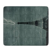 Bliksem met Eiffeltoren Snijplank (Voorkant)