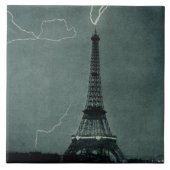 Bliksem met Eiffeltoren Tegeltje (Voorkant)