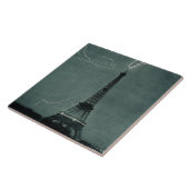 Bliksem met Eiffeltoren Tegeltje (Zijkant)