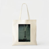 Bliksem met Eiffeltoren Tote Bag (Voorkant)