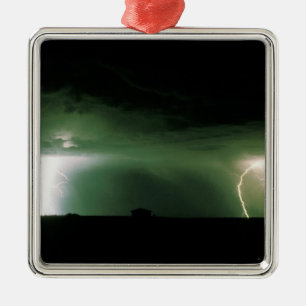 Bliksem. Metalen Ornament
