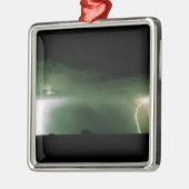 Bliksem. Metalen Ornament (Links)
