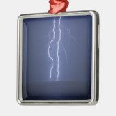 bliksem metalen ornament (Links)