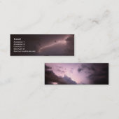 bliksem mini visitekaartje (Voorkant / Achterkant)