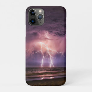 Bliksem op het strand op Notitieboek Case-Mate iPhone Case