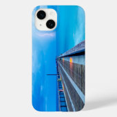bliksem op Navarra Beach pier Case-Mate iPhone Case (Achterkant)