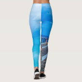 bliksem op Navarra Beach pier Leggings (Achterkant)