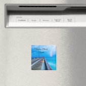 bliksem op Navarra Beach pier Magnet (Insitu (Vaatwasser))