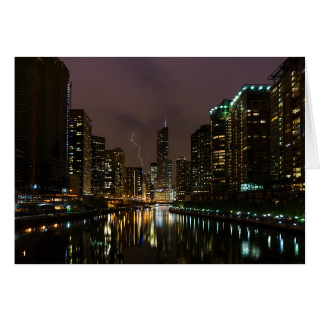 Bliksem over Chicago (Voorkant Horizontaal)