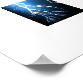 Bliksem over de horizon poster (Hoek)