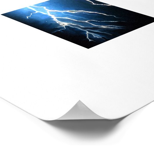 Bliksem over de horizon poster (Hoek)