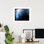 Bliksem over de horizon poster (Thuiskantoor)