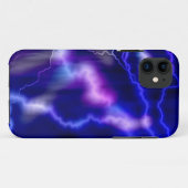 Bliksem Paarse Melkweg Case-Mate iPhone Case (Achterkant (horizontaal))