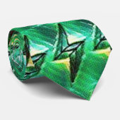 bliksem patroon nek stropdas (Opgerold)