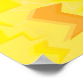 Bliksem Patroon Poster (Hoek)
