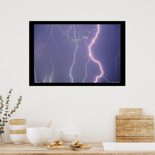Bliksem - Poster- Poster (Keuken)