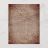  bliksem Rustic Brick Wedding Details En Informatiekaartje (Achterkant)