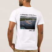 Bliksem slaat nooit twee keer... ja, toch! P-38 T-shirt (Achterkant)