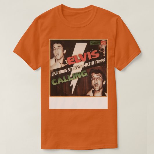 Bliksem slaat twee keer zijn hemd t-shirt (Design voorkant)