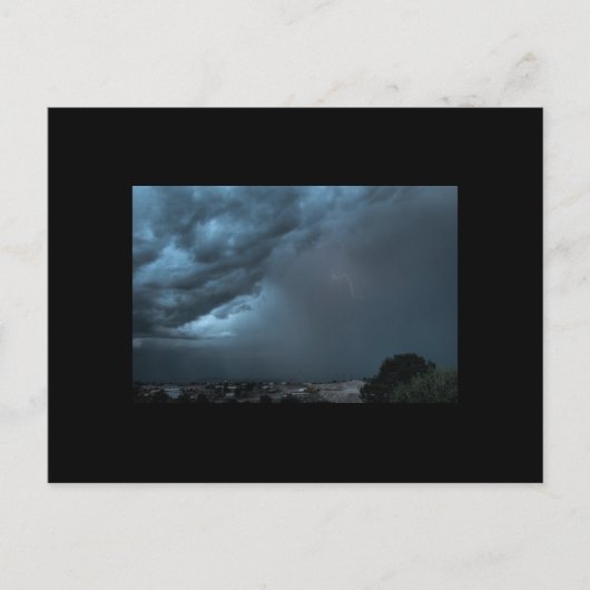 Bliksem Storm 2 Briefkaart (Voorkant)